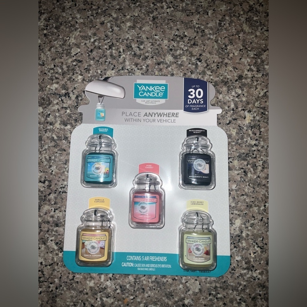 Yankee Candle Car Air Fresheners Variety Pack - Picture 1 of 5